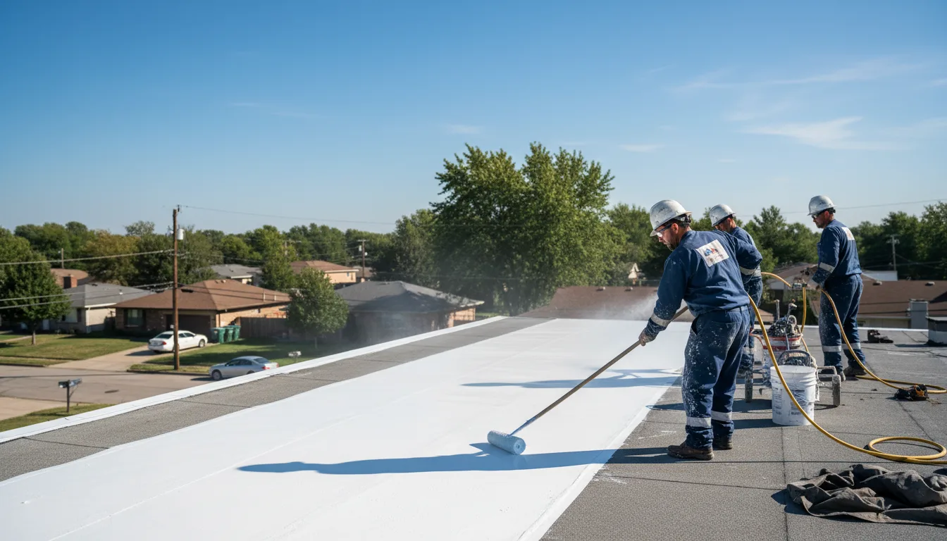 Commercial roof coating in Elmwood, NE near me